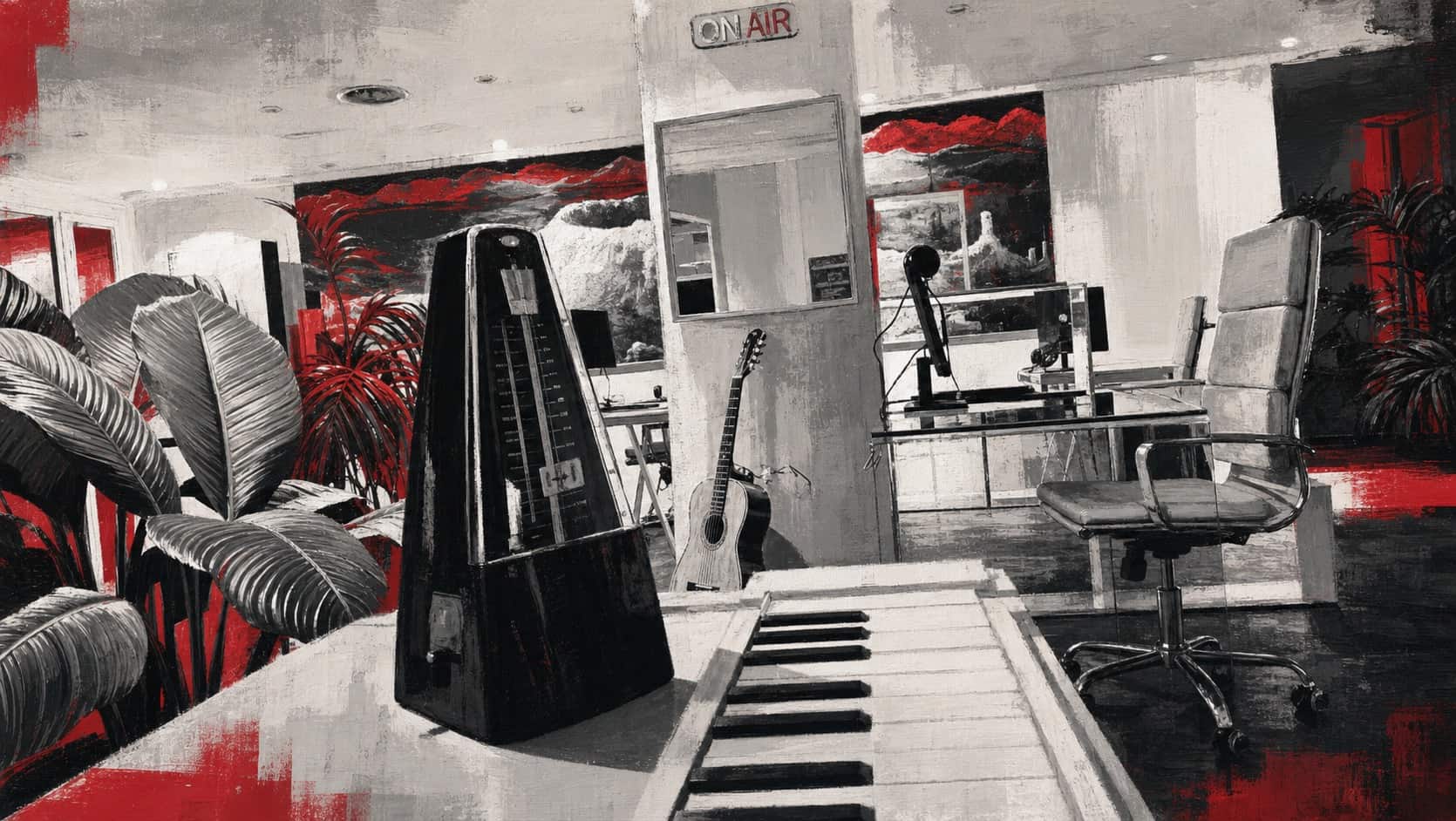 Painted Area0 radio and podcast studio in Lanzarote